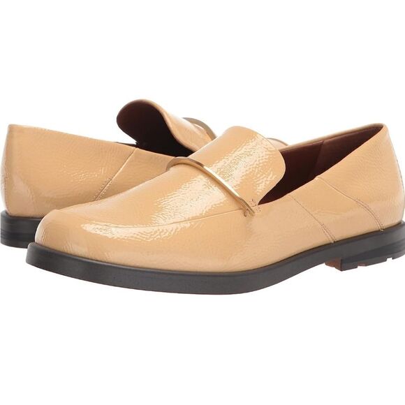 New Franco Sarto Women's Boccabling Loafer gold bar penny tan cream size 5.5 - Picture 6 of 8